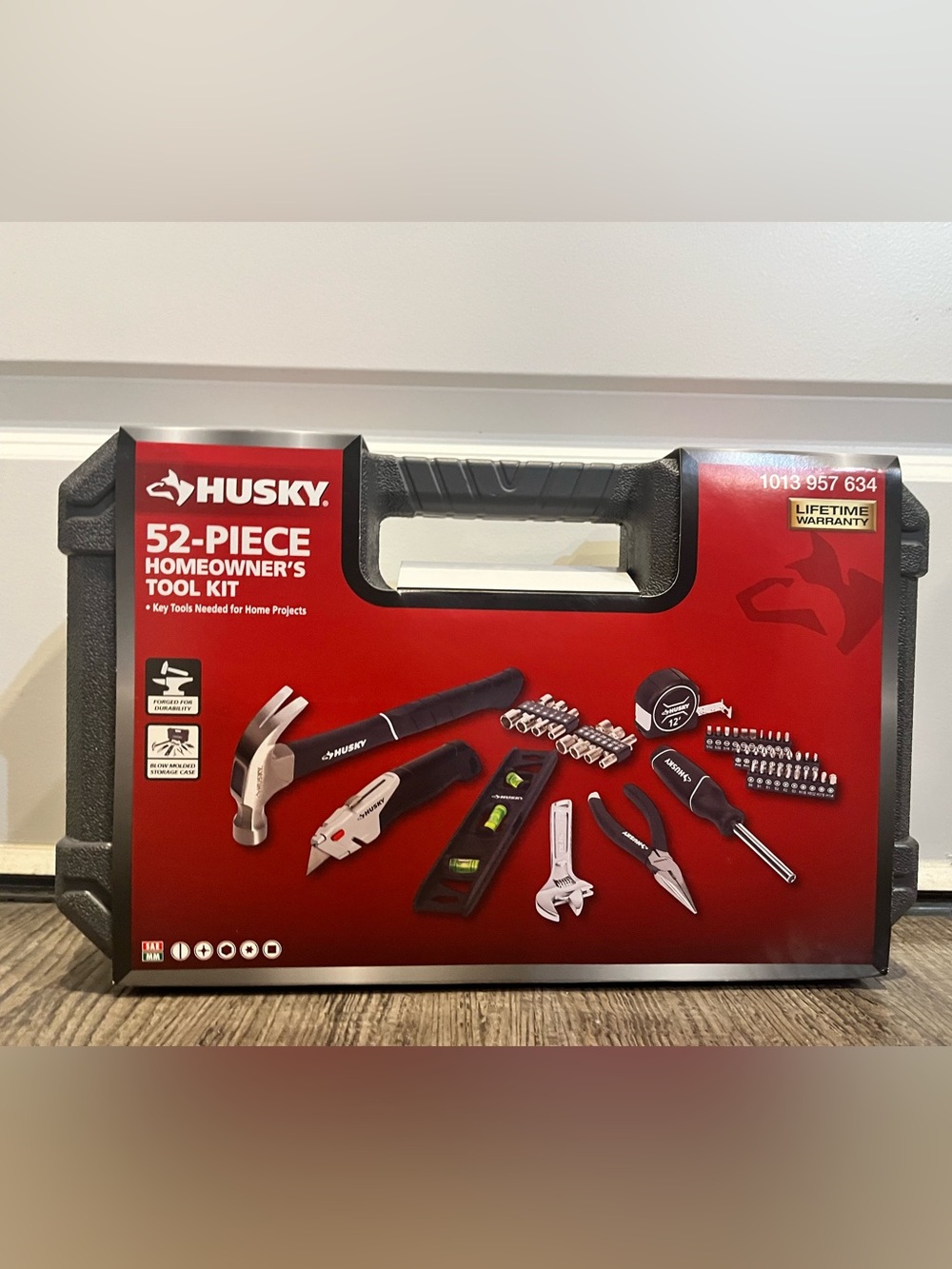 Husky 52 Piece homeowner’s tool kit